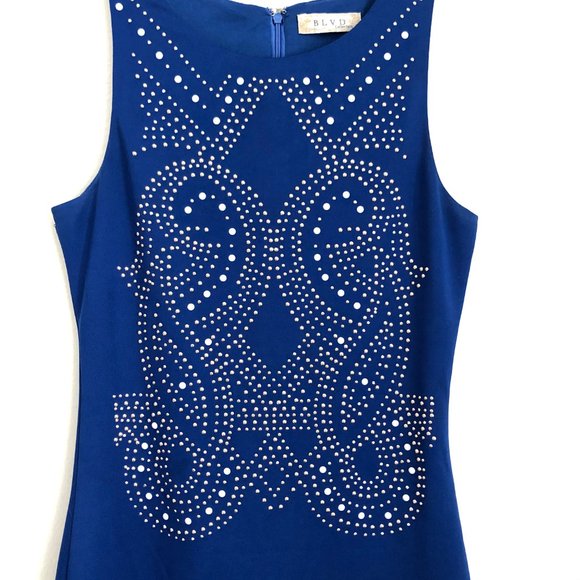 Cobalt Blue Dress - Picture 4 of 7